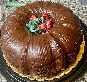 Chocolate Ganache Rum Cake